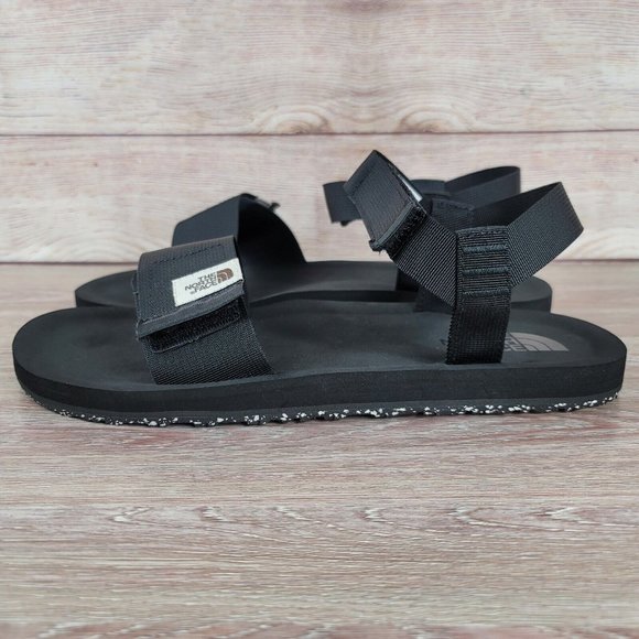 NEW The North Face Skeena Sport Sandal Men's Size 13 Triple Black Hiking Outdoor - Picture 2 of 7